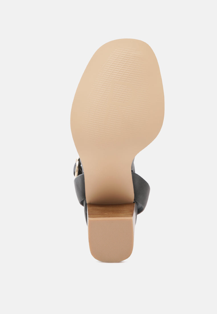 Dolph Stack Block Heeled Sandal - Glamourous Grace