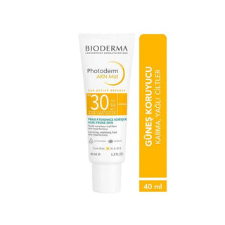 Bioderma Sunscreen and Mattifying Cream for Oily Skin - SPF30 Protection, Non-Comedogenic, Fragrance-Free - Glamourous Grace