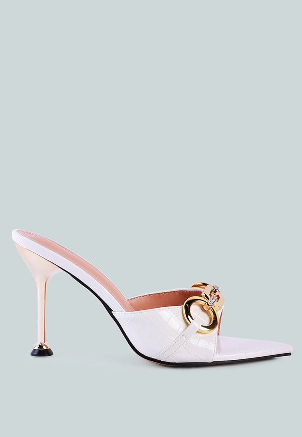 Drippin Hot Croc Patent Faux Leather Sandals - Glamourous Grace