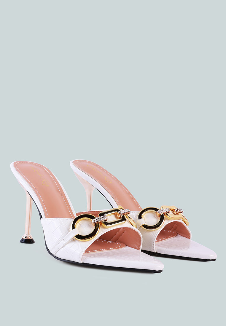 Drippin Hot Croc Patent Faux Leather Sandals - Glamourous Grace