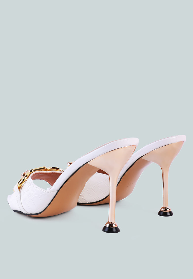 Drippin Hot Croc Patent Faux Leather Sandals - Glamourous Grace