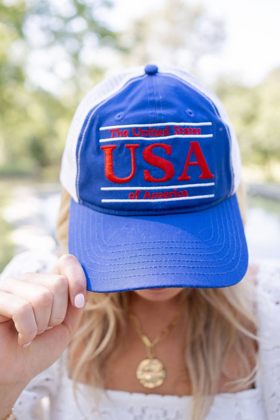 USA - The United States of America Trucker Hat - Baseball Hat - Glamourous Grace