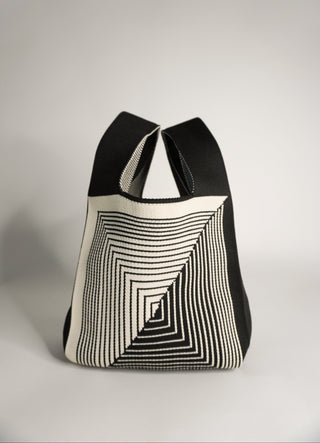 Labyrinth Black Handbag