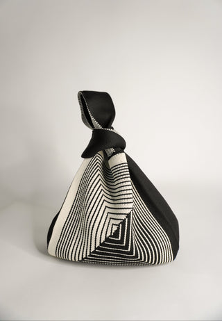 Labyrinth Black Handbag