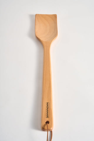 Extra Long Wooden Spatula - 18-inch Heavy Duty Stir Paddle for Cooking in Big Pots & Wall Décor - Solid Natural Hard Wood Large Spatula.