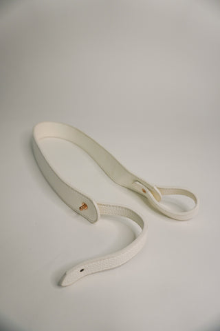 Off-white Vegan Leather Strap