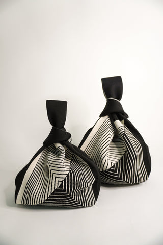 Labyrinth Black Handbag