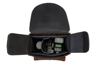 The Philippe Halsman Camera Satchel - Glamourous Grace
