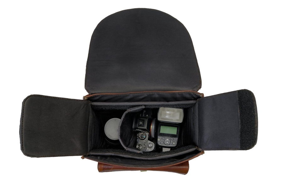 The Philippe Halsman Camera Satchel - Glamourous Grace