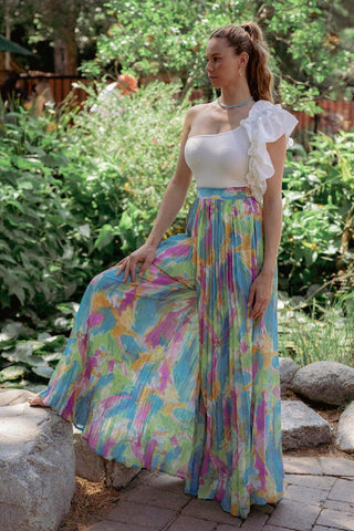 DREAMWORLD OFF THE SHOULDER WOVEN BODYSUIT