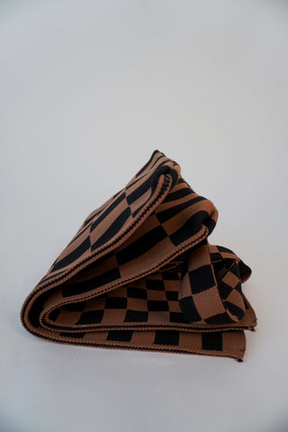 Classic Checkered Skinny Tote