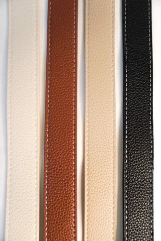 Black Vegan Leather Strap