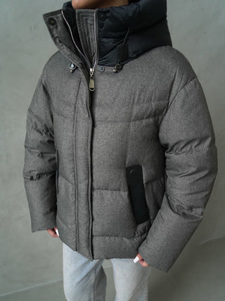 Metropolitan Wool-Effect Down Fill Jacket