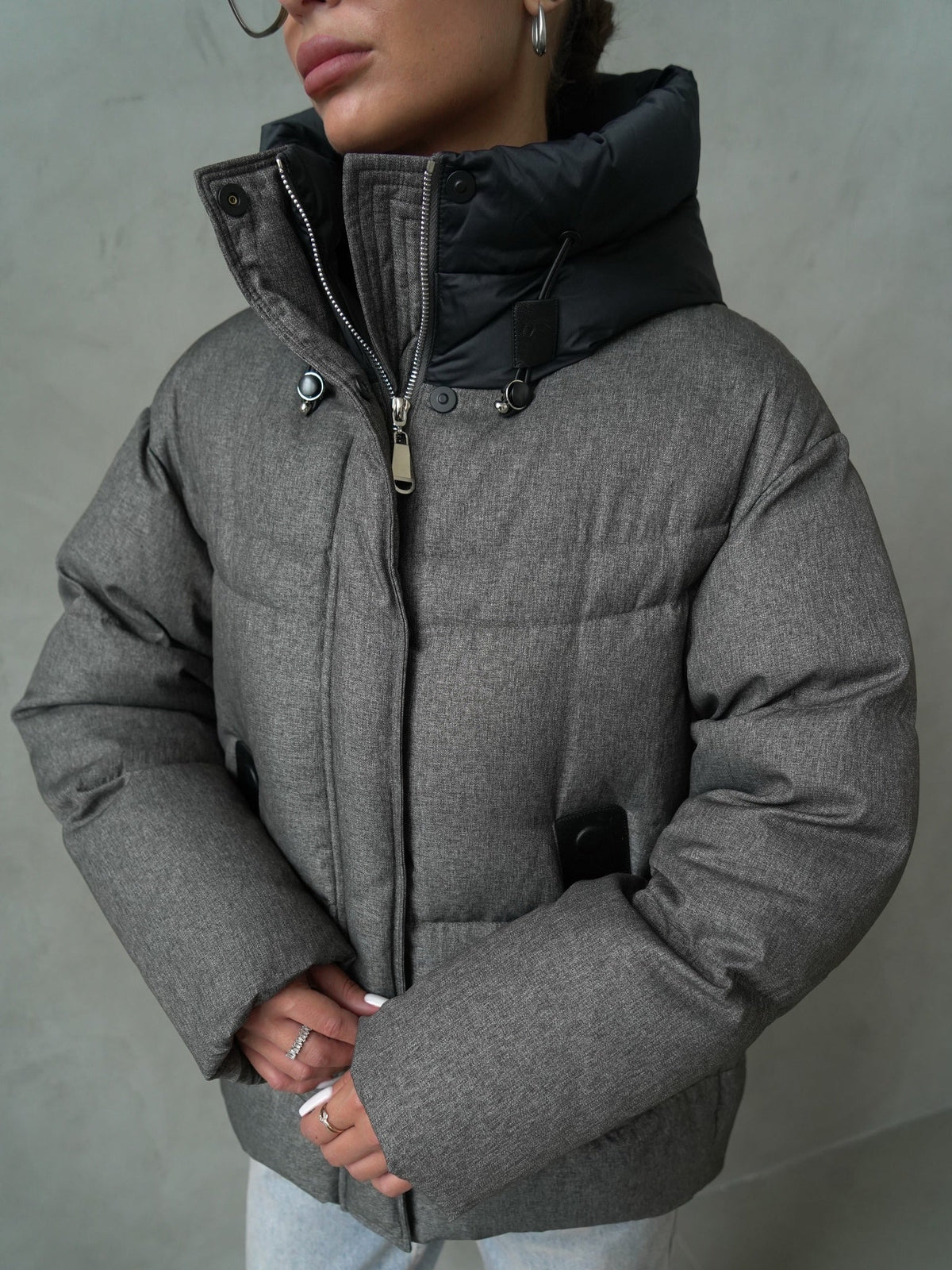 Metropolitan Wool-Effect Down Fill Jacket