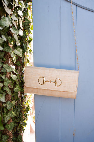 Avery Clutch Straw - Charm - Glamourous Grace