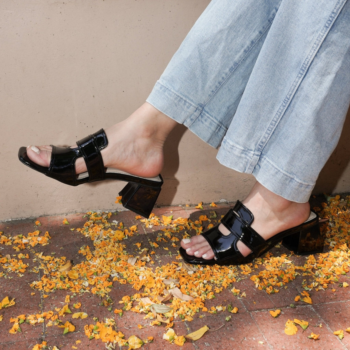 Deborah | Black Patent - Glamourous Grace