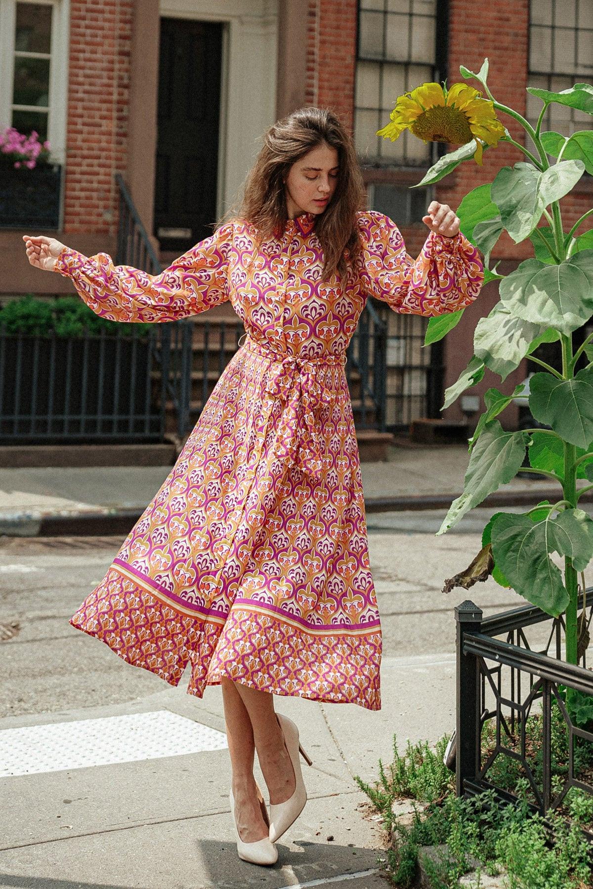LIFETIME CELEBRATIONS WOVEN SHIRT DRESS - Glamourous Grace
