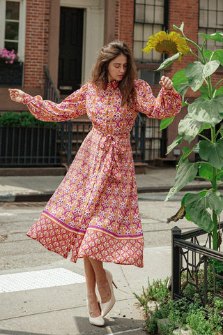 LIFETIME CELEBRATIONS WOVEN SHIRT DRESS - Glamourous Grace