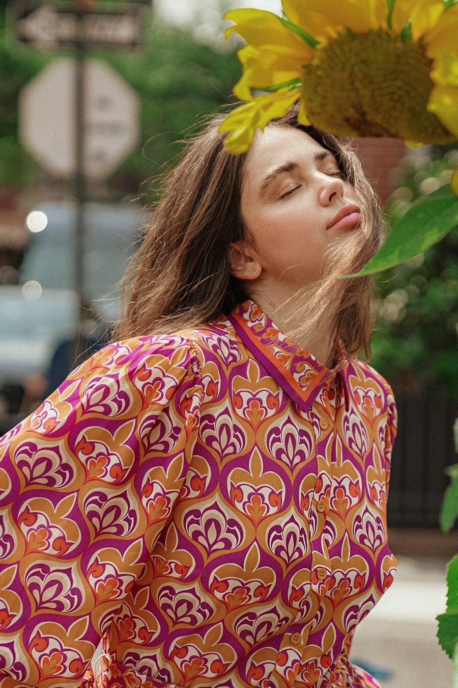 LIFETIME CELEBRATIONS WOVEN SHIRT DRESS - Glamourous Grace