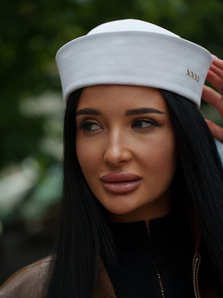 Forbici Sailor Cotton Hat in White
