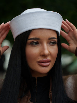 Forbici Sailor Cotton Hat in White