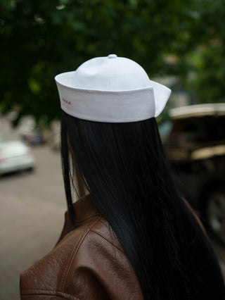 Forbici Sailor Cotton Hat in White