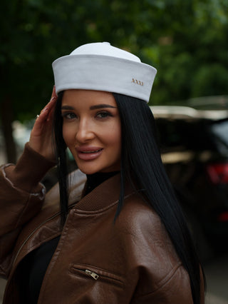 Forbici Sailor Cotton Hat in White