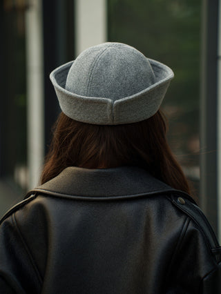 Sailor Collare Hat in Light Grey