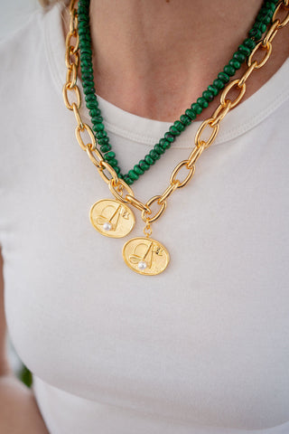 Golf Pendant Necklace - 18k Gold Plated - Glamourous Grace