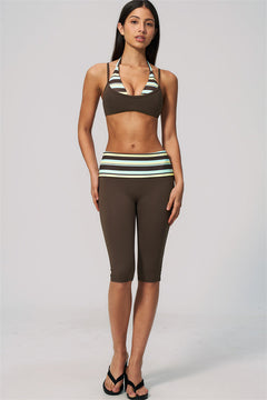 The Enliven Sports Bra Capri Leggings 2-Piece Set