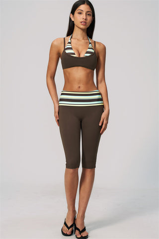 The Enliven Sports Bra Capri Leggings 2-Piece Set