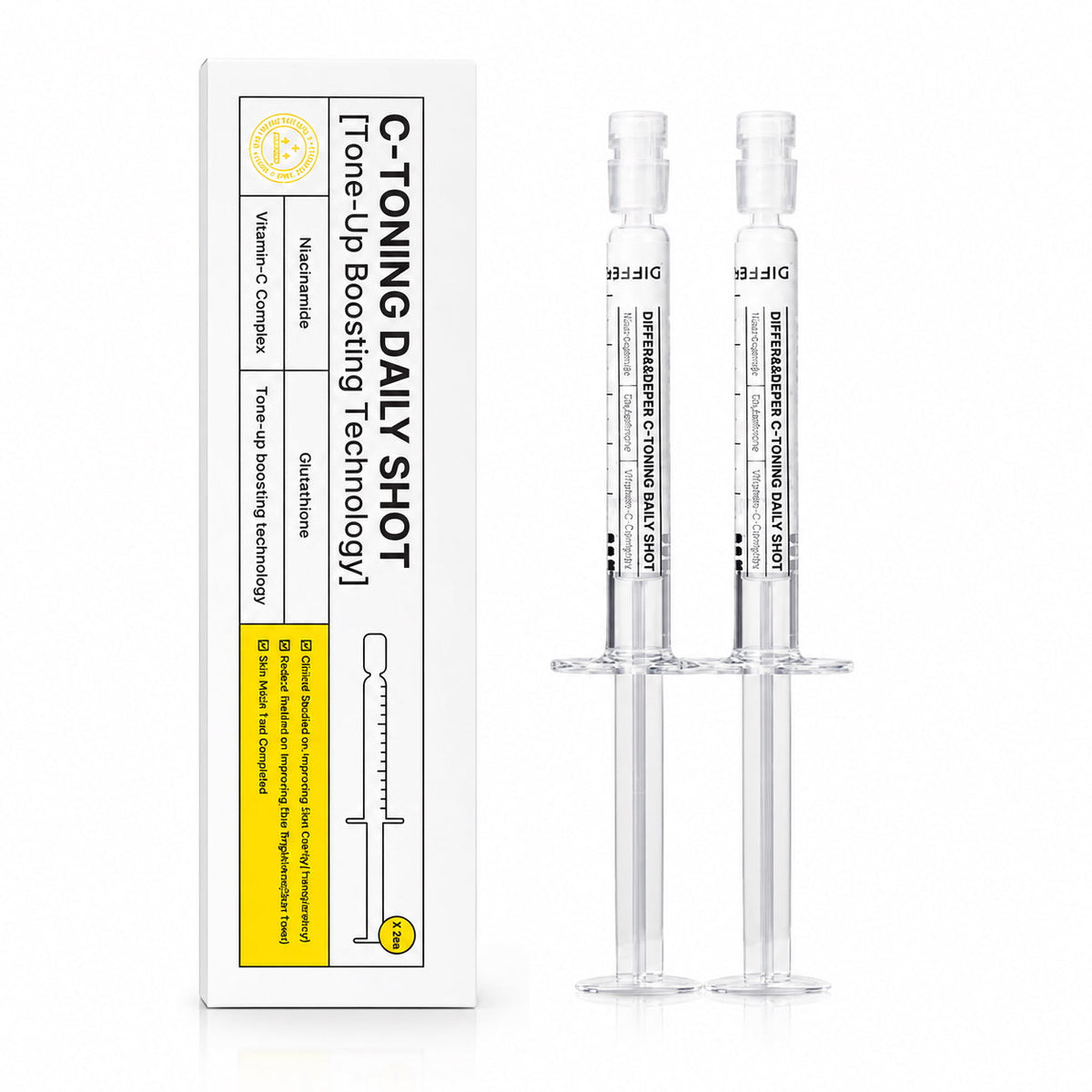 DIFFER&DEEPER C-Toning Daily Shot (2.5ml x 2) - Glamourous Grace