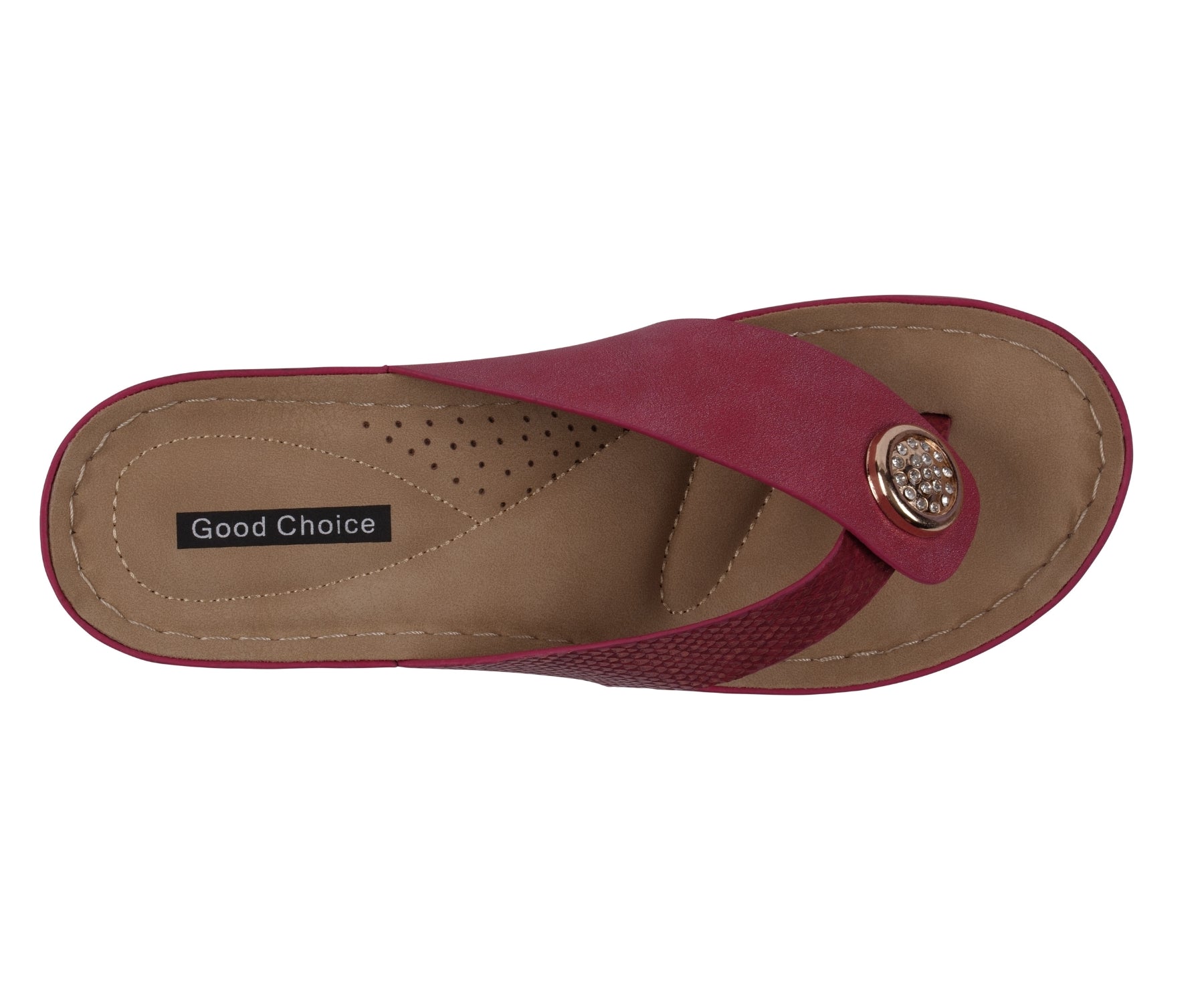 Women's Dafni Red Wedge Sandals - Glamourous Grace