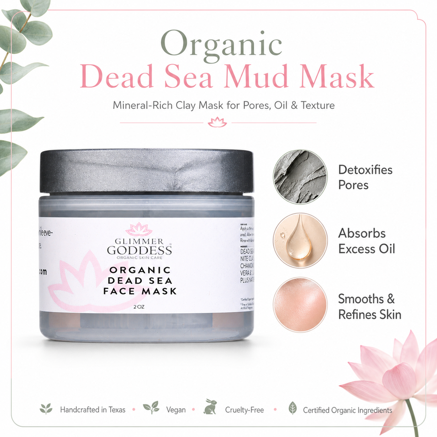 Organic Dead Sea Mud Mask – Exfoliate & Rejuvenate - Glamourous Grace