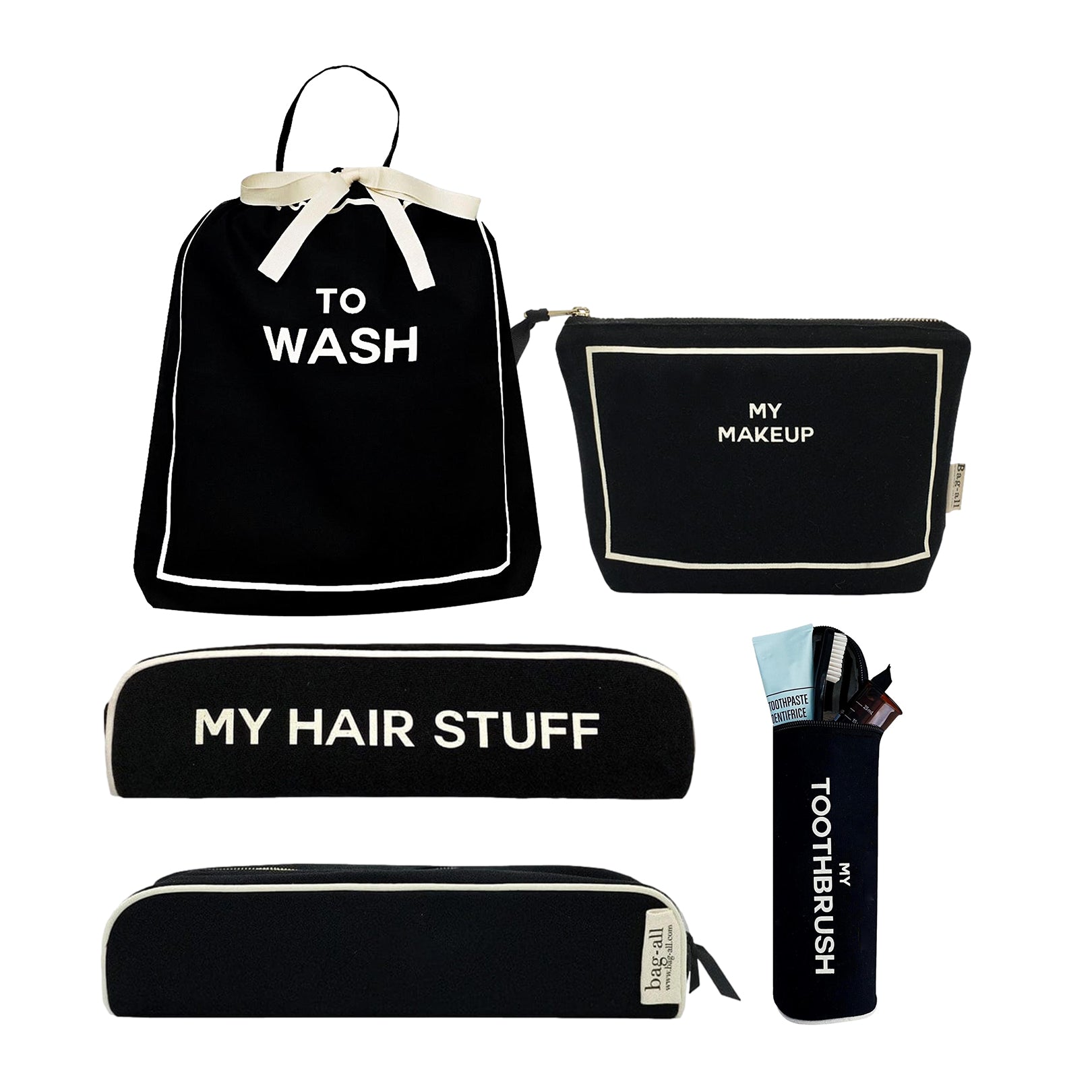 Best Deal Gift Set, 4-pack Travel & Home, Black - Glamourous Grace