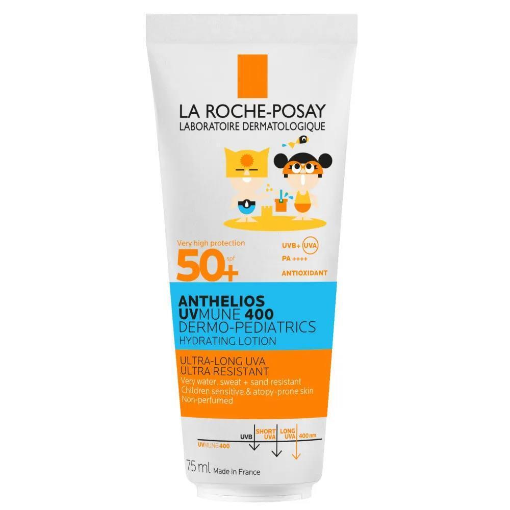 La Roche Posay Anthelios Dermo-Pediatrics Hydrating Milk SPF50+ - Fragrance-Free Sunscreen for Children - 2.54 fl oz - Glamourous Grace