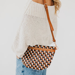 Diagonal Woven Westlyn Bum Bag