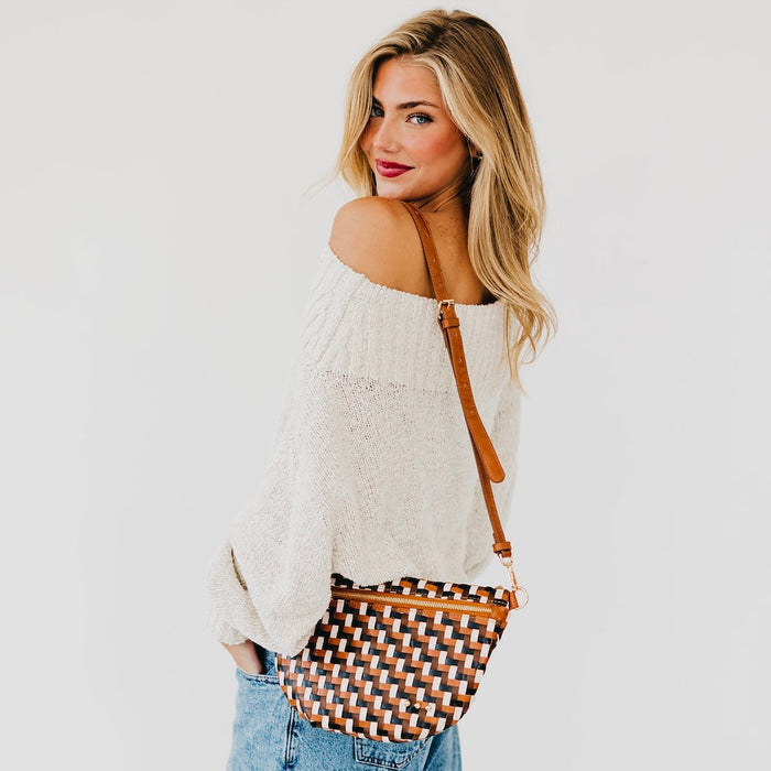 Diagonal Woven Westlyn Bum Bag - Glamourous Grace