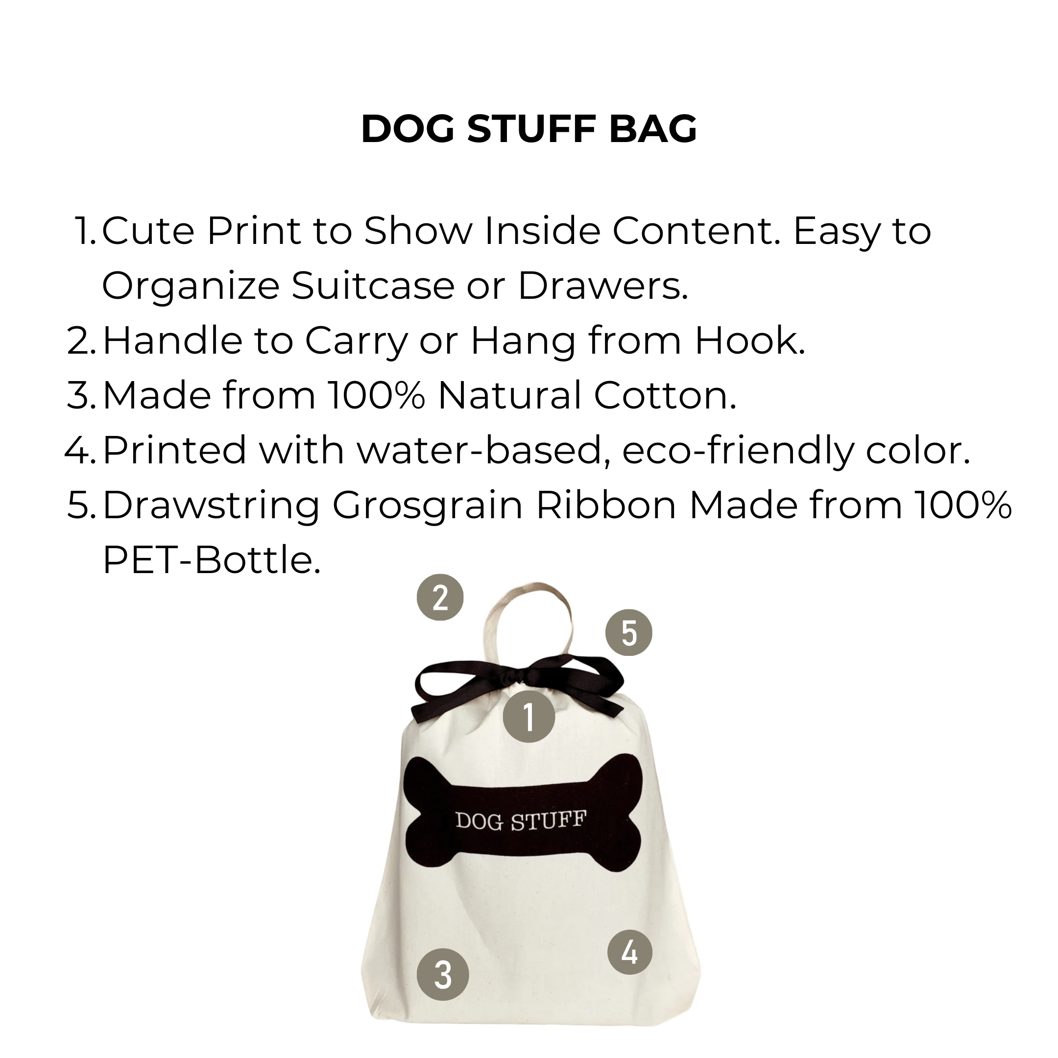 Dog Stuff Bag – Cream - Glamourous Grace