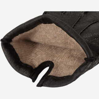 Donatella (black) – Luxurious Italian peccary leather gloves with cashmere lining - Glamourous Grace
