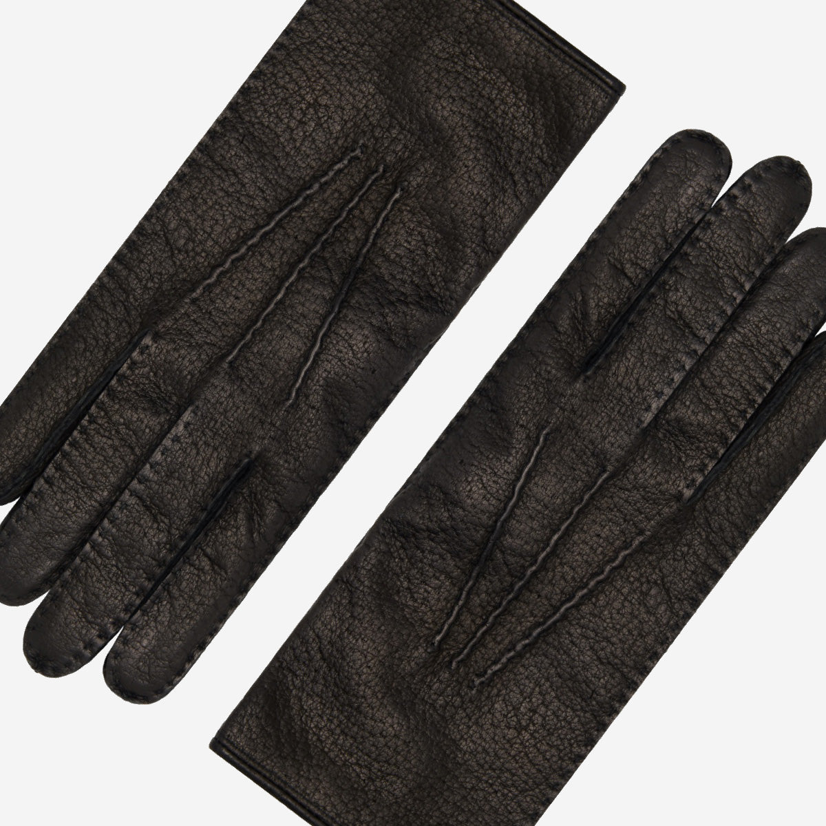 Donatella (black) – Luxurious Italian peccary leather gloves with cashmere lining - Glamourous Grace