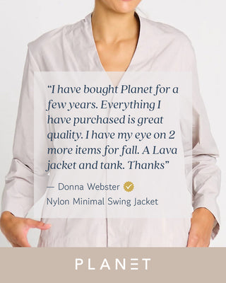 Nylon Minimal Swing Jacket - Mint