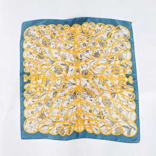 Doris Geometric Floral Square Scarf