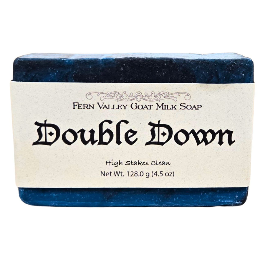 Natural Goat Milk Soap | Double Down - Activated Charcoal Soap - Glamourous Grace