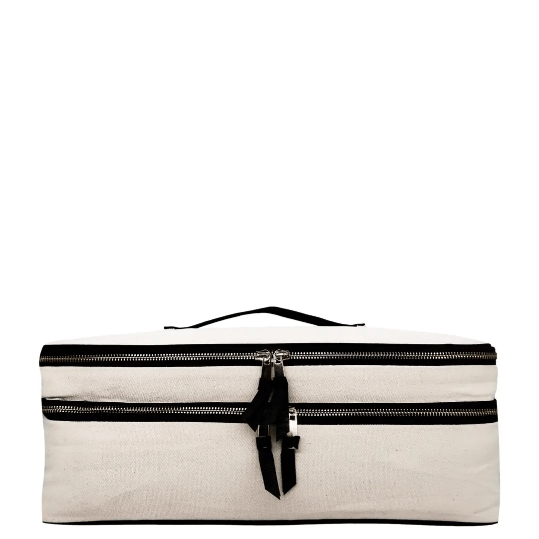 Double Hair Tools Travel Case – Cream - Glamourous Grace