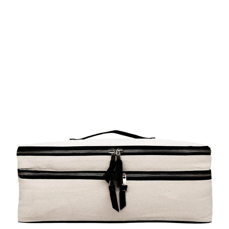 Double Hair Tools Travel Case – Cream - Glamourous Grace