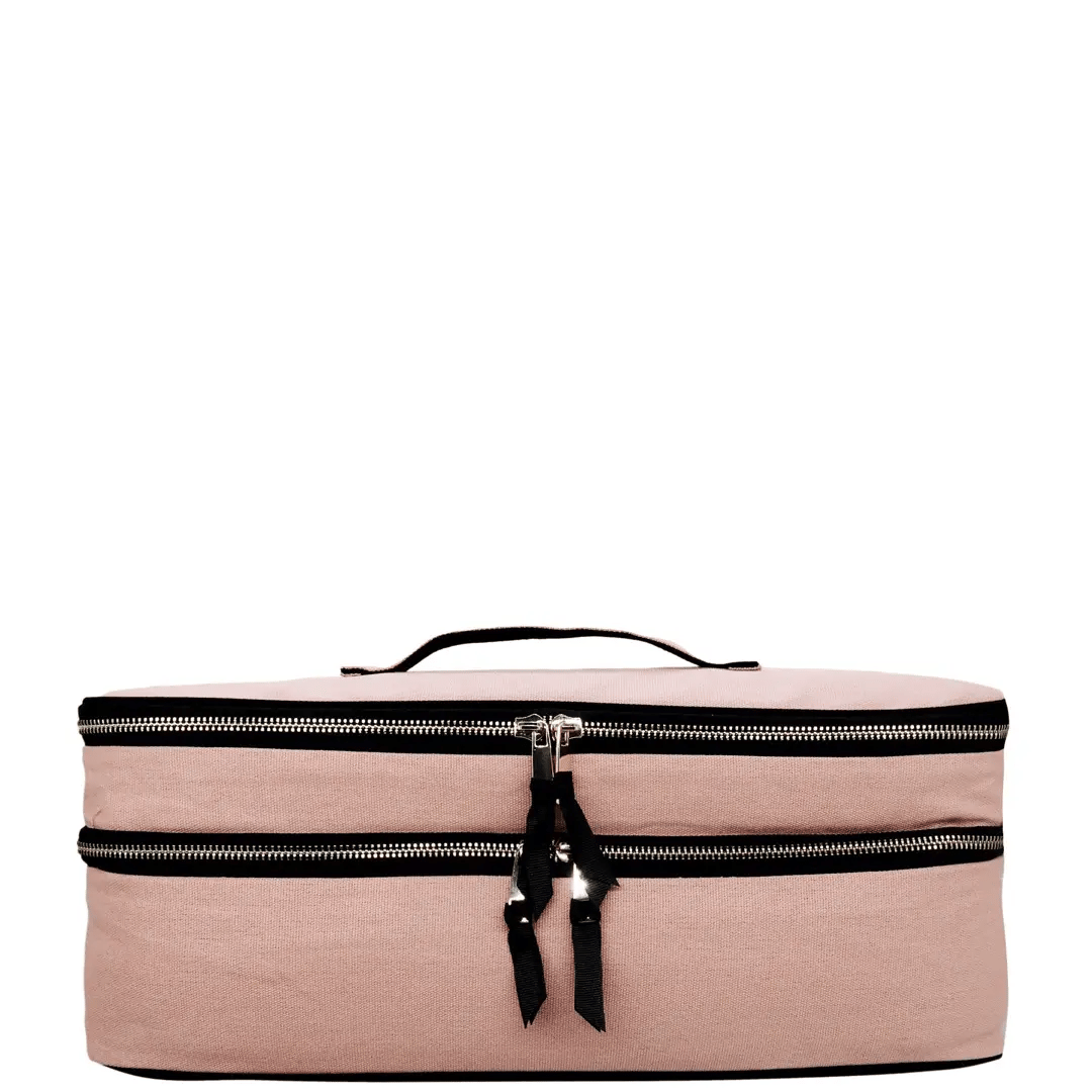 Double Hair Tools Travel Case – Pink/Blush - Glamourous Grace