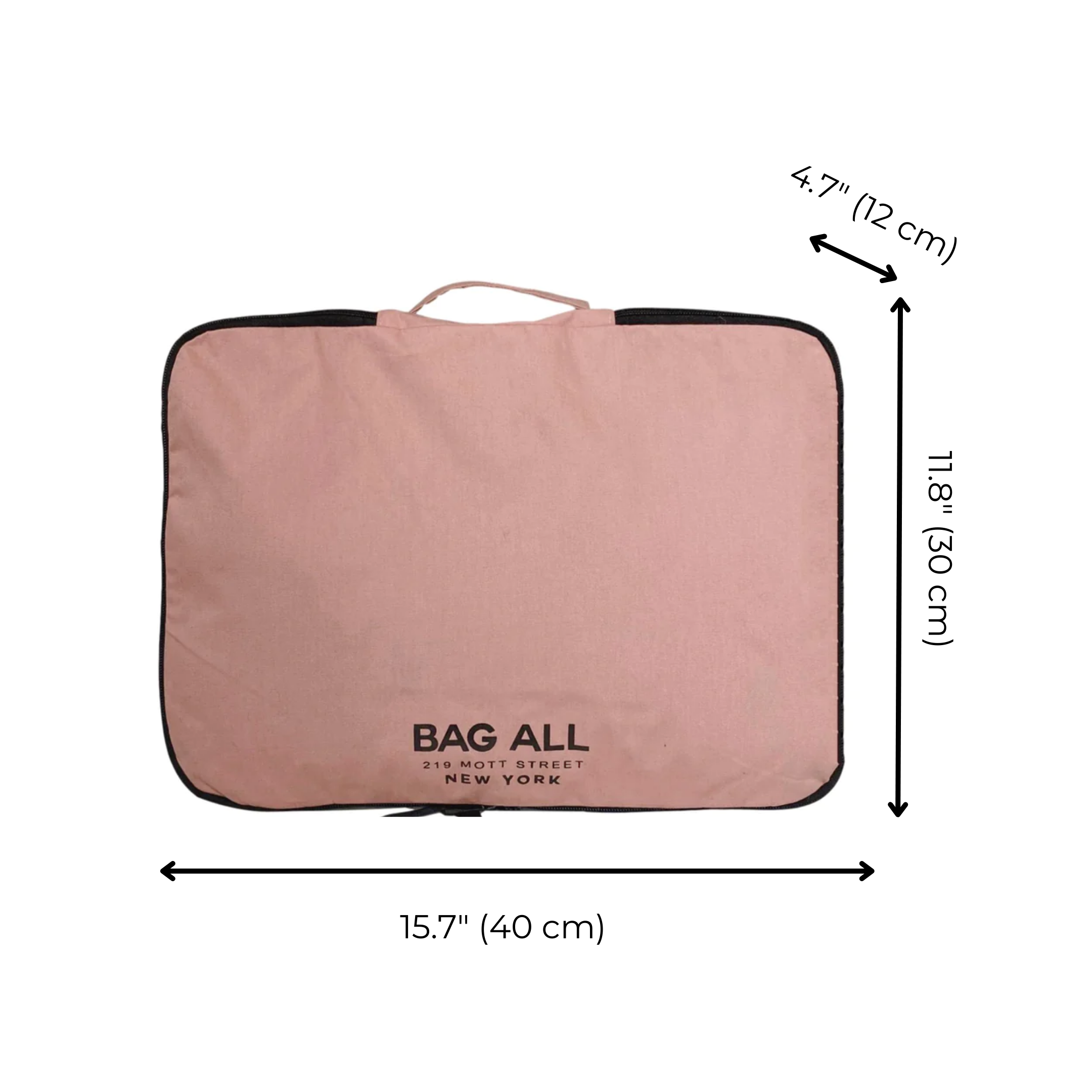 Large Packing Cube, Double Sided – Pink/Blush - Glamourous Grace