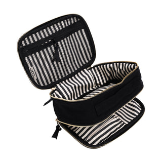 Double-Sided Makeup Case – Black - Glamourous Grace
