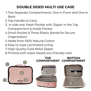 Double-Sided Hobby/Multi-Use Case – Pink/Blush - Glamourous Grace